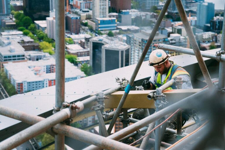 A Construction worker by Anthony Fomin